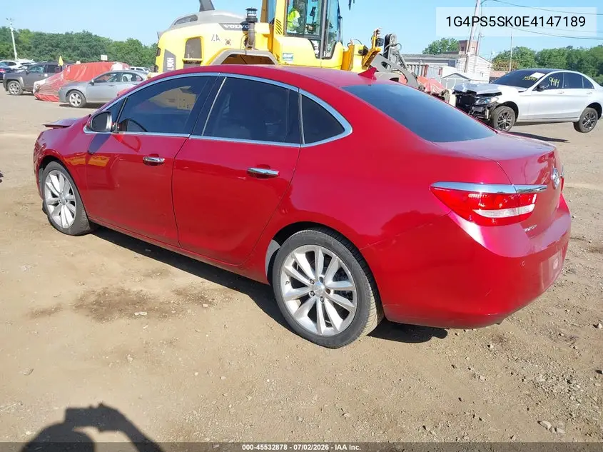 2014 Buick Verano Leather Group VIN: 1G4PS5SK0E4147189 Lot: 45532878