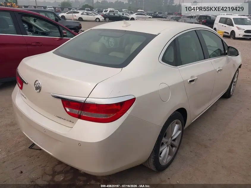 2014 Buick Verano Convenience Group VIN: 1G4PR5SKXE4219429 Lot: 45625197