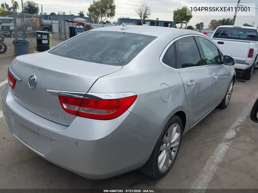 2014 Buick Verano Convenience Group VIN: 1G4PR5SKXE4117001 Lot: 45667282