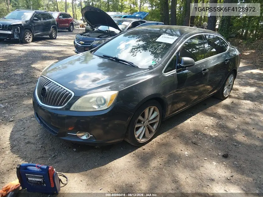 2015 Buick Verano Leather Group VIN: 1G4PS5SK6F4128972 Lot: 45098416