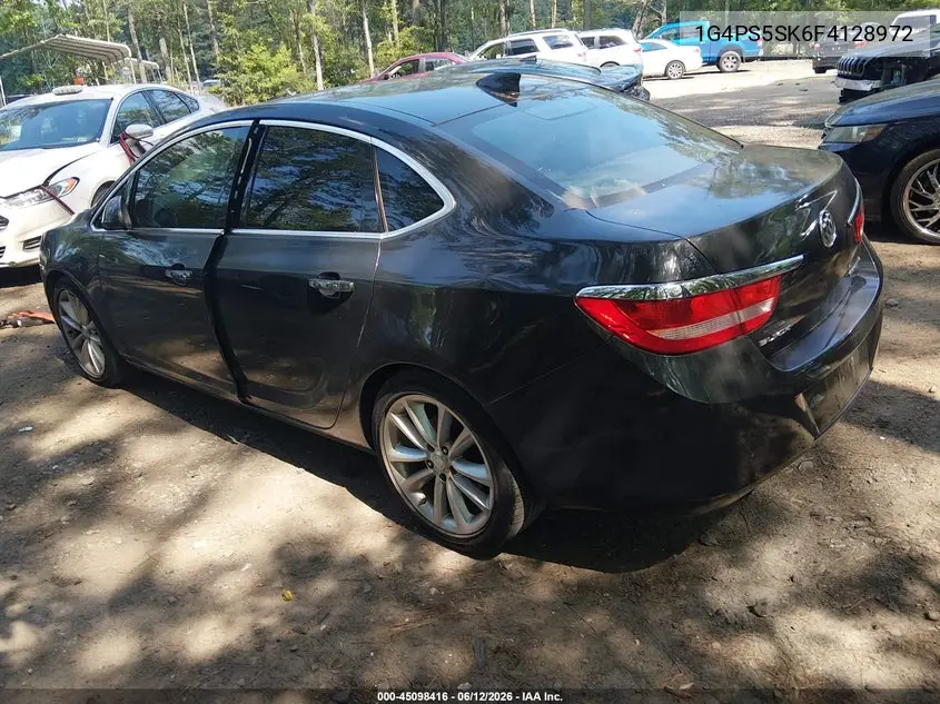 2015 Buick Verano Leather Group VIN: 1G4PS5SK6F4128972 Lot: 45098416