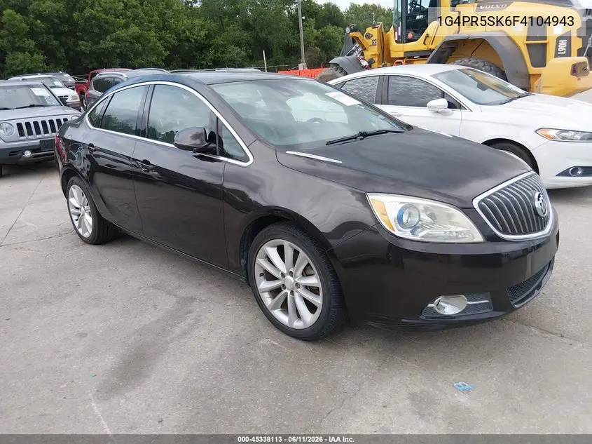 2015 Buick Verano Convenience Group VIN: 1G4PR5SK6F4104943 Lot: 45338113