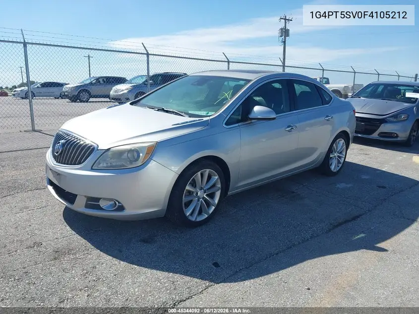 2015 Buick Verano Premium Turbo Group VIN: 1G4PT5SV0F4105212 Lot: 45344092