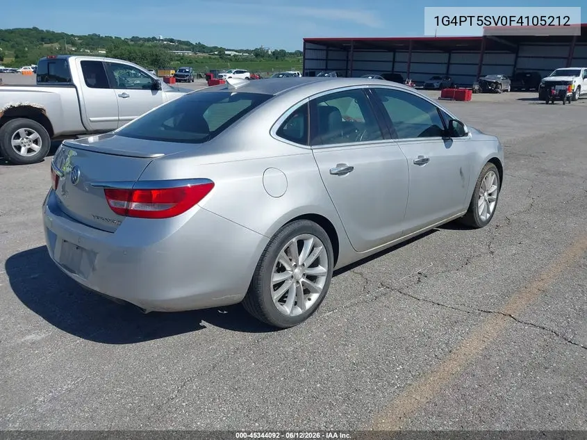 2015 Buick Verano Premium Turbo Group VIN: 1G4PT5SV0F4105212 Lot: 45344092