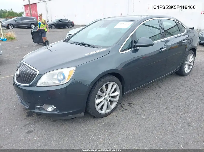 2015 Buick Verano Leather Group VIN: 1G4PS5SK5F4184661 Lot: 45486036