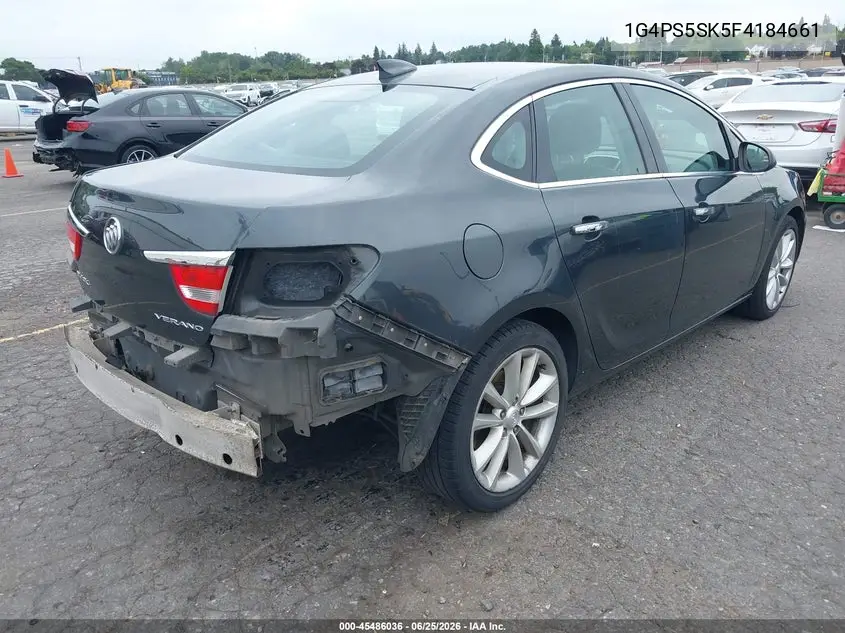2015 Buick Verano Leather Group VIN: 1G4PS5SK5F4184661 Lot: 45486036
