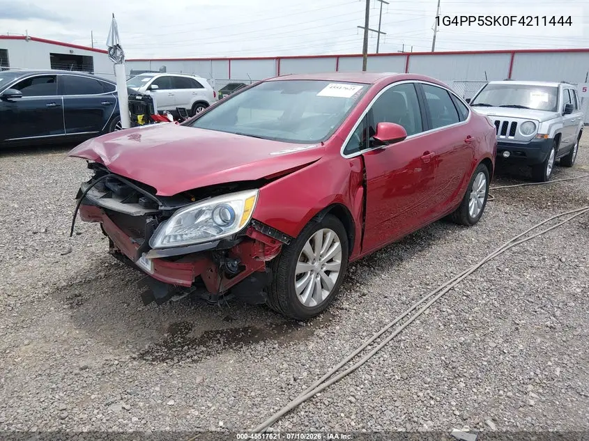2015 Buick Verano VIN: 1G4PP5SK0F4211444 Lot: 45517621