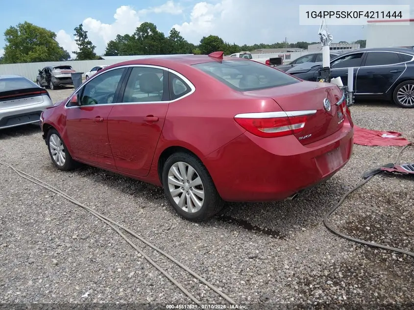 2015 Buick Verano VIN: 1G4PP5SK0F4211444 Lot: 45517621
