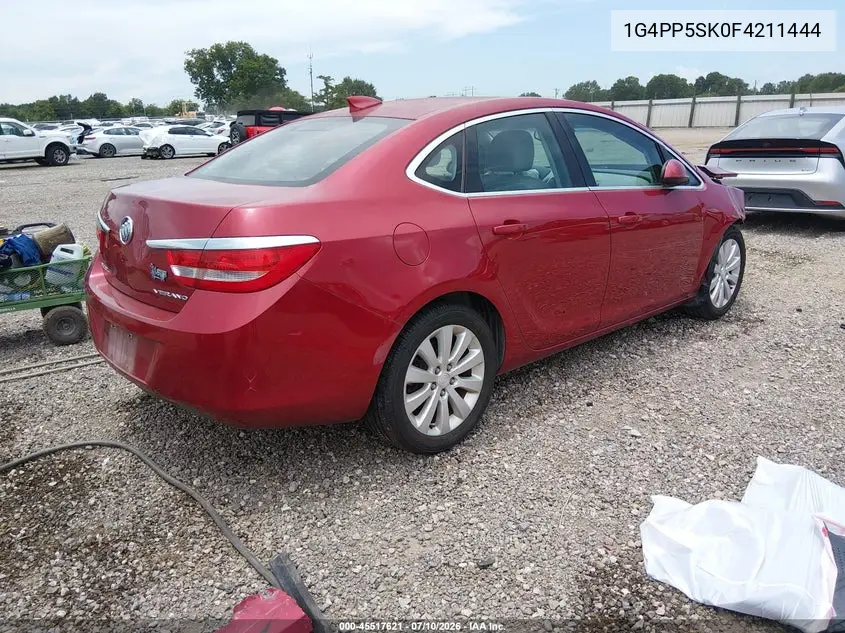 2015 Buick Verano VIN: 1G4PP5SK0F4211444 Lot: 45517621
