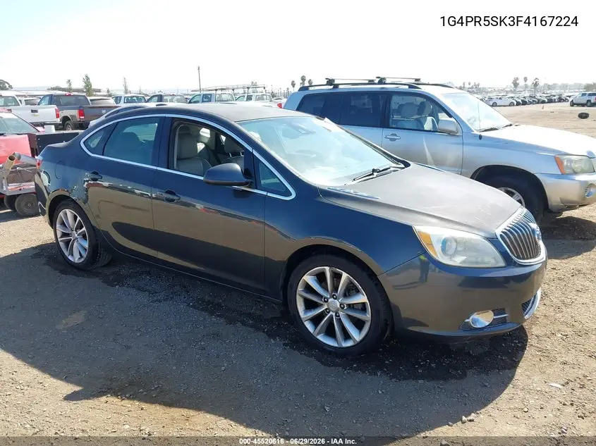 2015 Buick Verano Convenience Group VIN: 1G4PR5SK3F4167224 Lot: 45520616