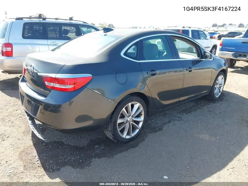 2015 Buick Verano Convenience Group VIN: 1G4PR5SK3F4167224 Lot: 45520616