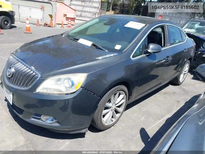2015 Buick Verano Leather Group VIN: 1G4PS5SK5F4185602 Lot: 45535042
