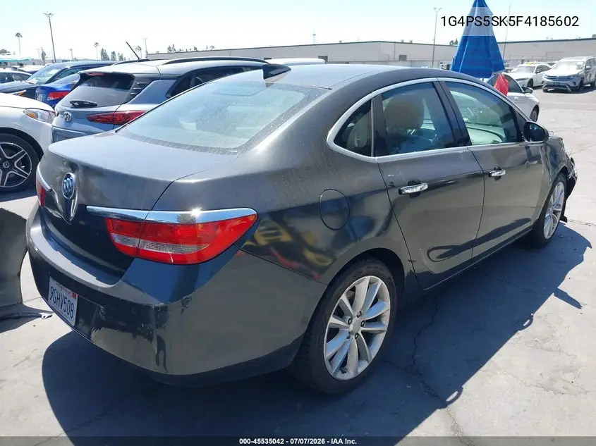 2015 Buick Verano Leather Group VIN: 1G4PS5SK5F4185602 Lot: 45535042