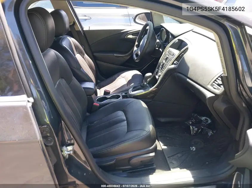 2015 Buick Verano Leather Group VIN: 1G4PS5SK5F4185602 Lot: 45535042