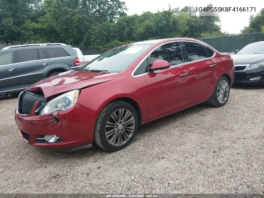 2015 Buick Verano Leather Group VIN: 1G4PS5SK8F4166171 Lot: 45563996