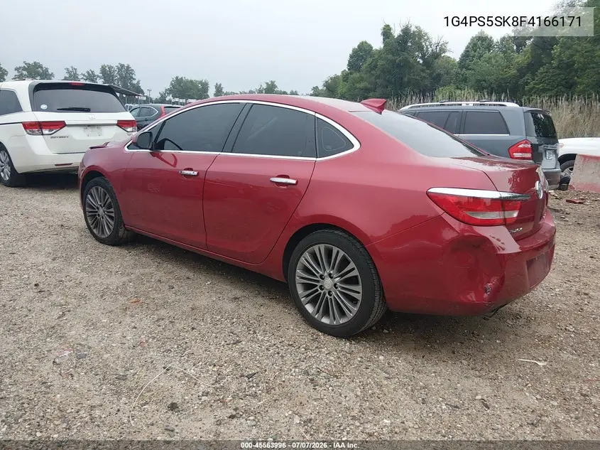 2015 Buick Verano Leather Group VIN: 1G4PS5SK8F4166171 Lot: 45563996