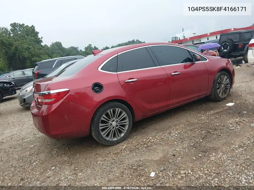 2015 Buick Verano Leather Group VIN: 1G4PS5SK8F4166171 Lot: 45563996