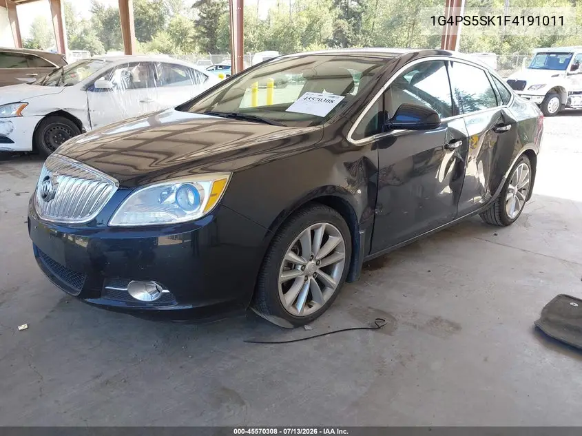 2015 Buick Verano Leather Group VIN: 1G4PS5SK1F4191011 Lot: 45570308