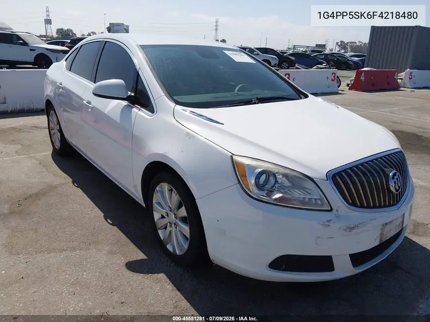 2015 Buick Verano VIN: 1G4PP5SK6F4218480 Lot: 45581281