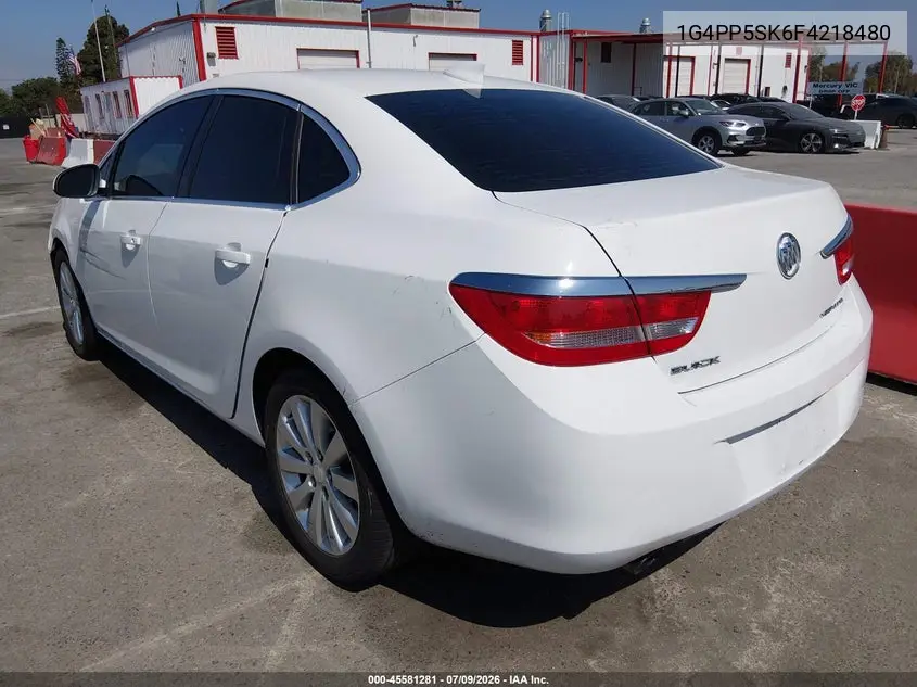 2015 Buick Verano VIN: 1G4PP5SK6F4218480 Lot: 45581281