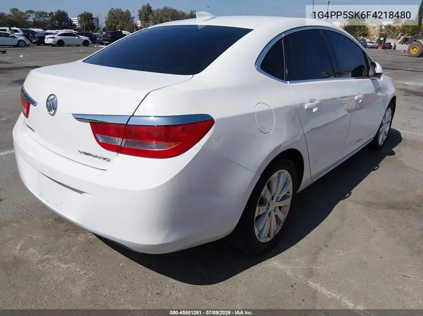 2015 Buick Verano VIN: 1G4PP5SK6F4218480 Lot: 45581281