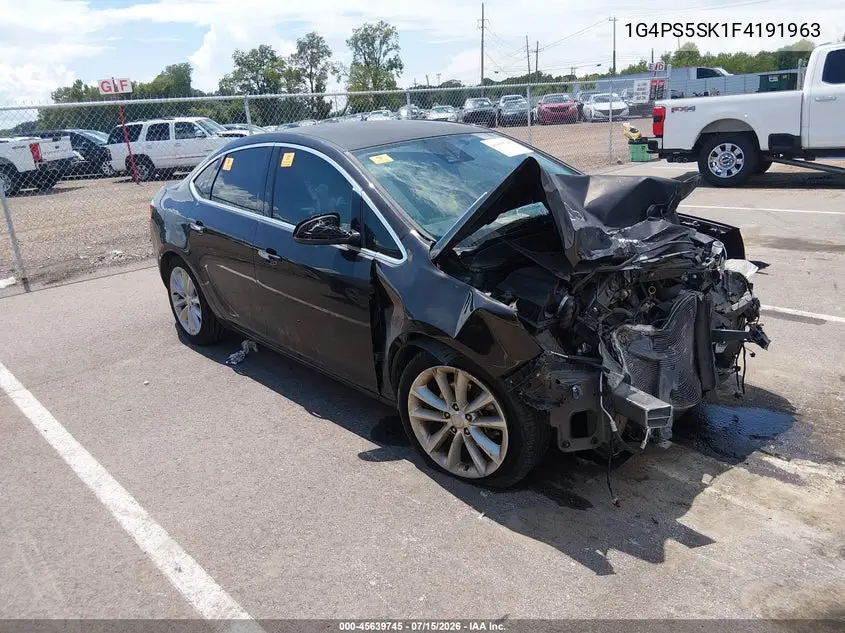 2015 Buick Verano Leather Group VIN: 1G4PS5SK1F4191963 Lot: 45639745