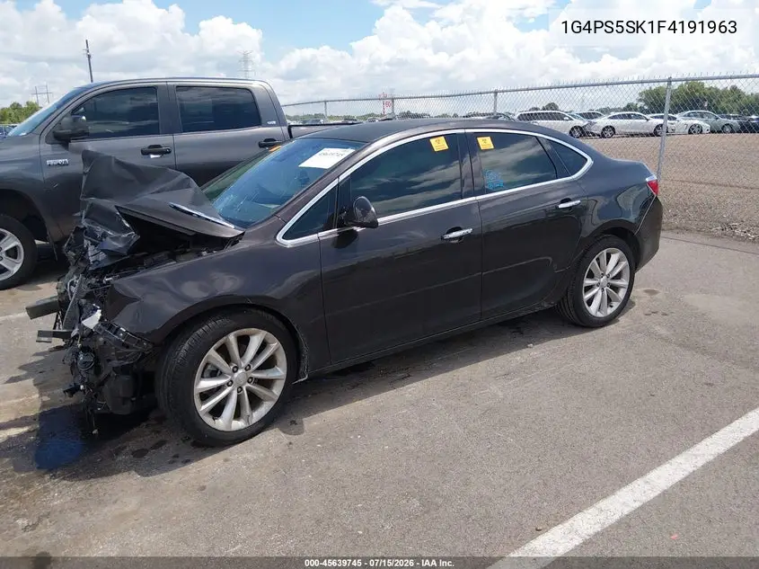 2015 Buick Verano Leather Group VIN: 1G4PS5SK1F4191963 Lot: 45639745