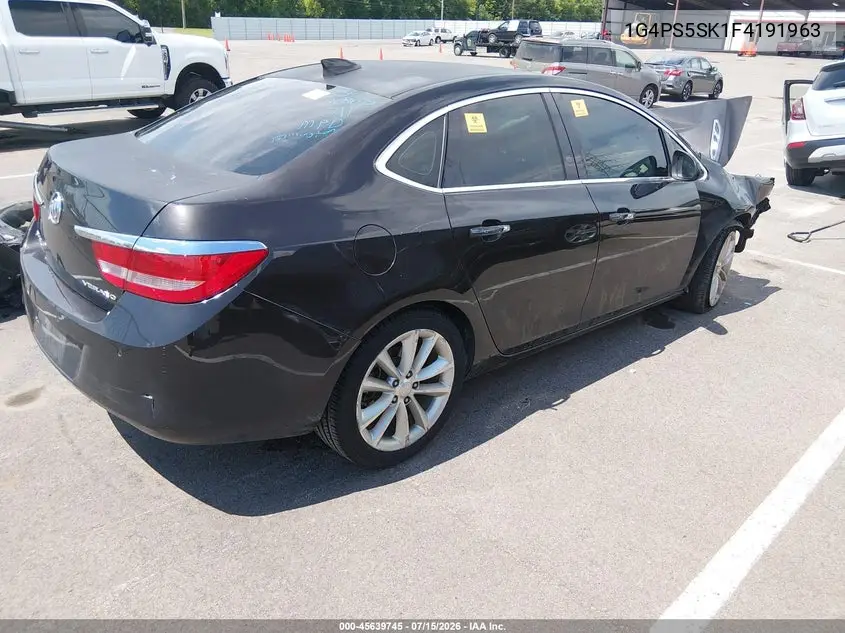 2015 Buick Verano Leather Group VIN: 1G4PS5SK1F4191963 Lot: 45639745