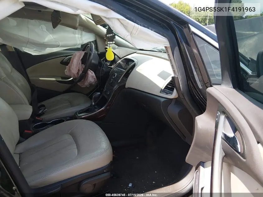 2015 Buick Verano Leather Group VIN: 1G4PS5SK1F4191963 Lot: 45639745
