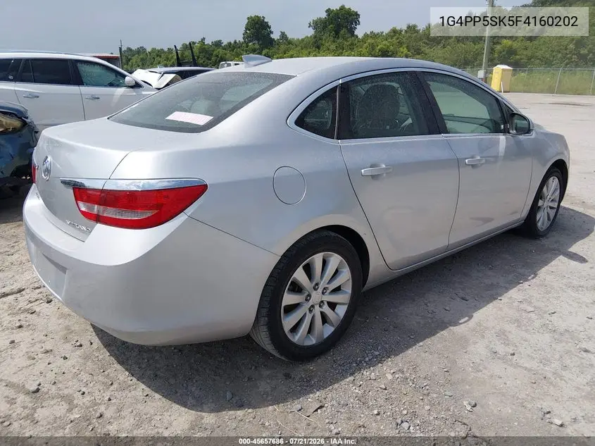 2015 Buick Verano VIN: 1G4PP5SK5F4160202 Lot: 45657686