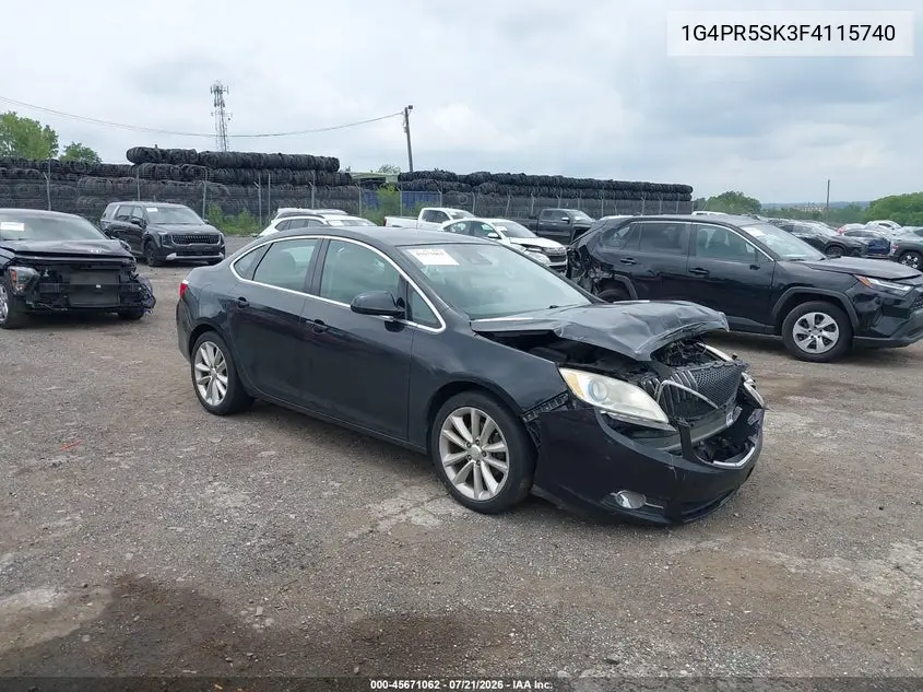 2015 Buick Verano Convenience Group VIN: 1G4PR5SK3F4115740 Lot: 45671062