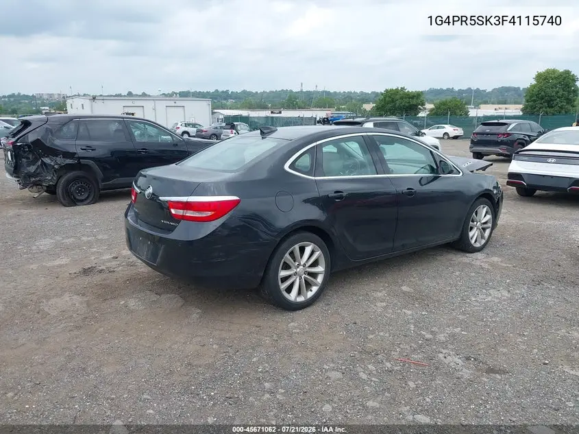 2015 Buick Verano Convenience Group VIN: 1G4PR5SK3F4115740 Lot: 45671062