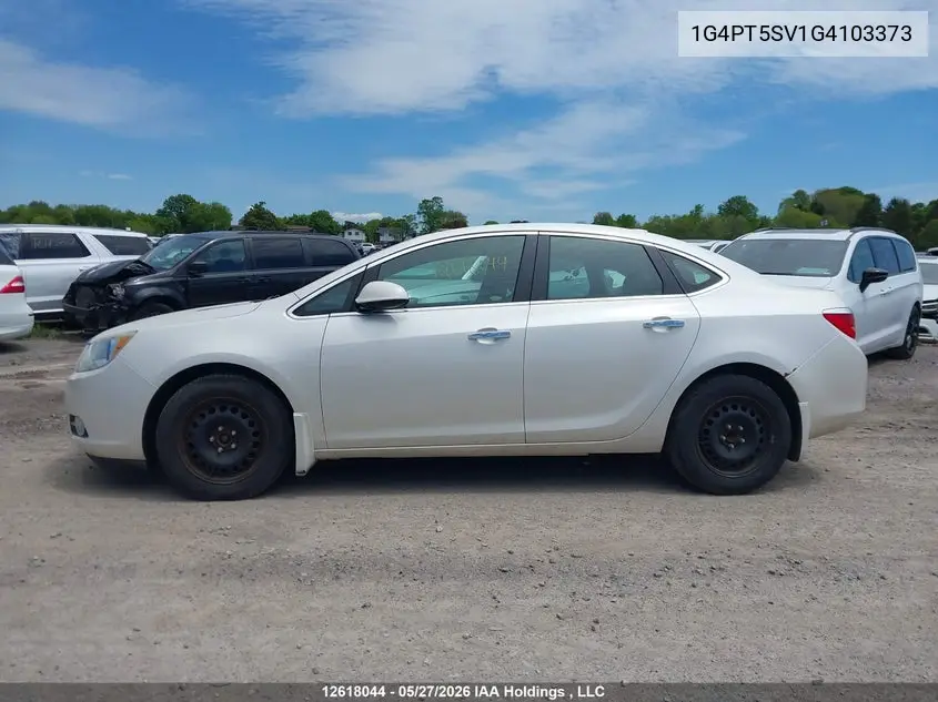 2016 Buick Verano Premium VIN: 1G4PT5SV1G4103373 Lot: 12618044