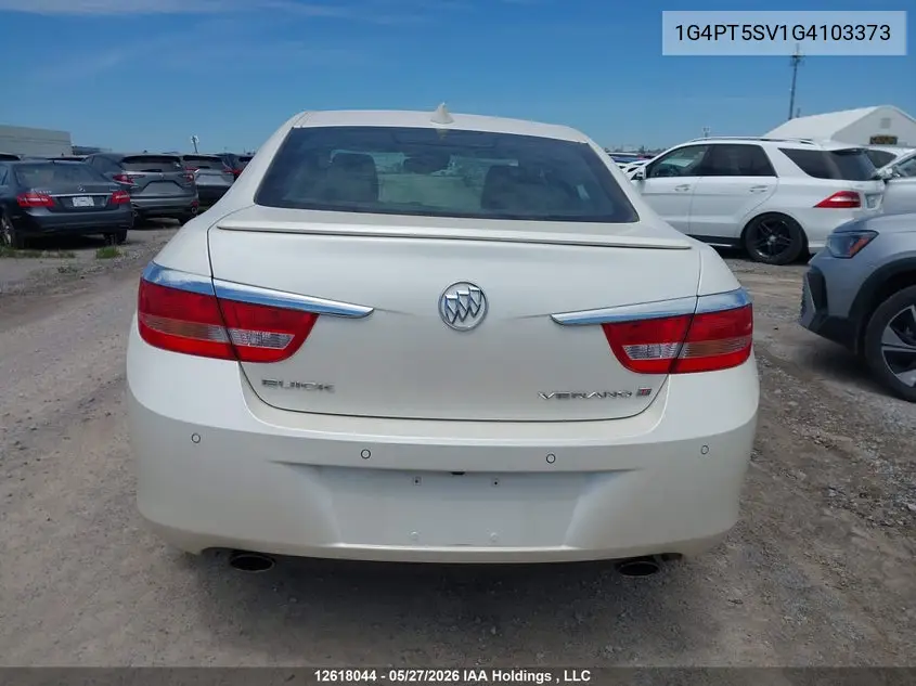 2016 Buick Verano Premium VIN: 1G4PT5SV1G4103373 Lot: 12618044