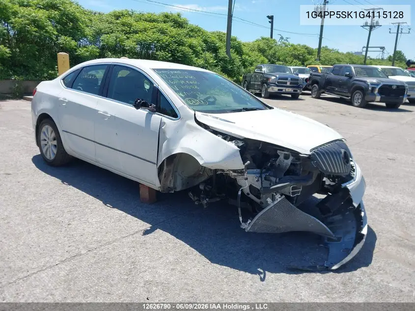 2016 Buick Verano VIN: 1G4PP5SK1G4115128 Lot: 12626790