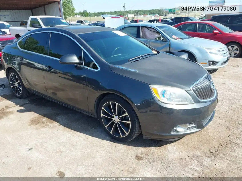2016 Buick Verano Sport Touring Group VIN: 1G4PW5SK7G4179080 Lot: 45314524