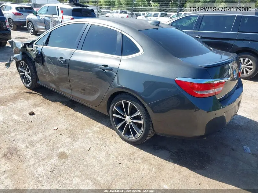 2016 Buick Verano Sport Touring Group VIN: 1G4PW5SK7G4179080 Lot: 45314524