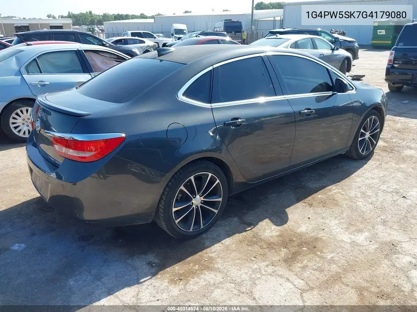 2016 Buick Verano Sport Touring Group VIN: 1G4PW5SK7G4179080 Lot: 45314524