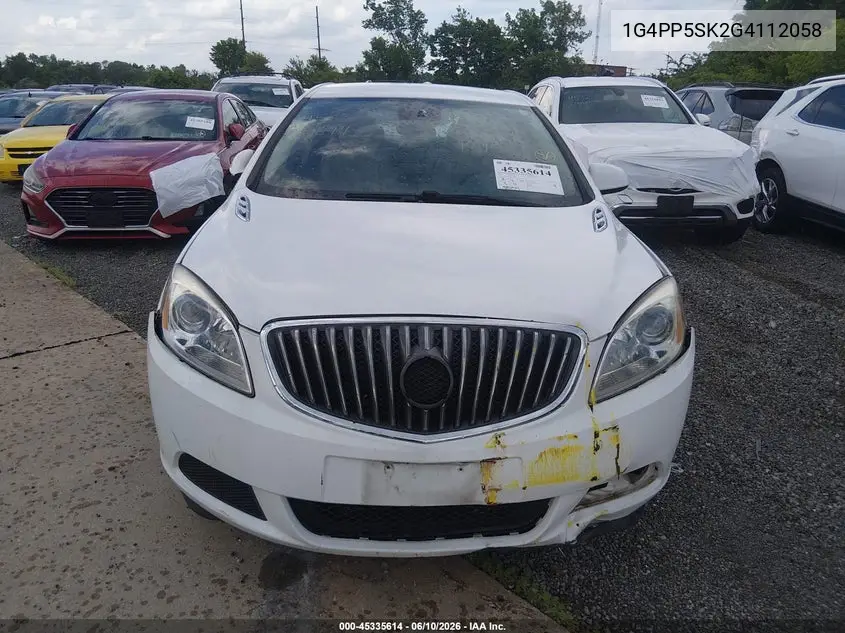 2016 Buick Verano VIN: 1G4PP5SK2G4112058 Lot: 45335614