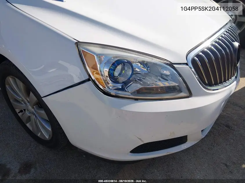 2016 Buick Verano VIN: 1G4PP5SK2G4112058 Lot: 45335614