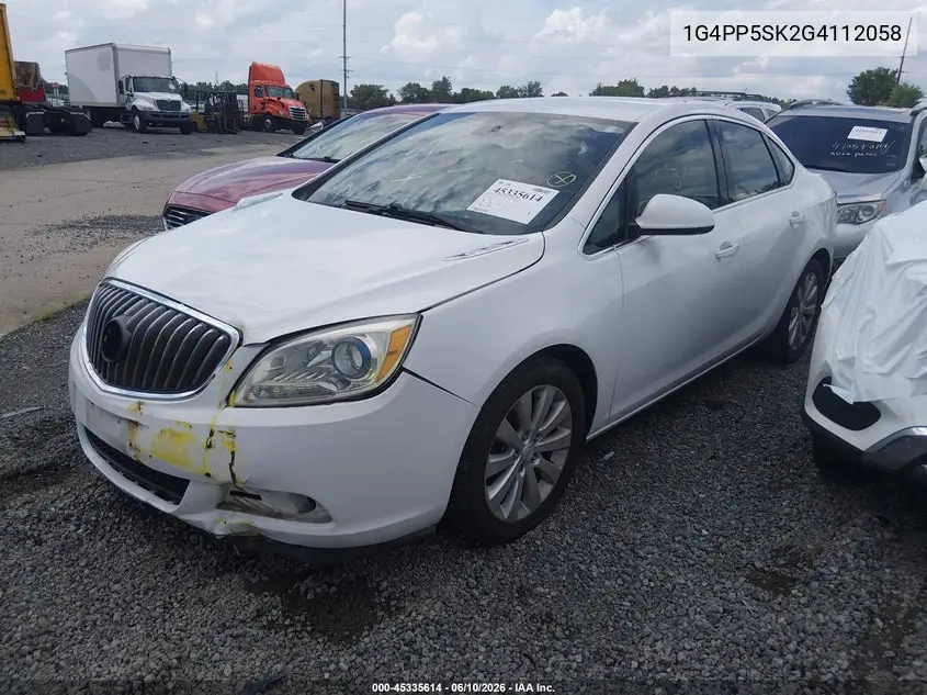2016 Buick Verano VIN: 1G4PP5SK2G4112058 Lot: 45335614