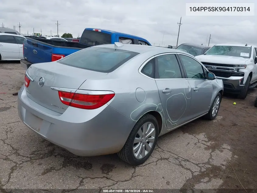 2016 Buick Verano VIN: 1G4PP5SK9G4170314 Lot: 45411659