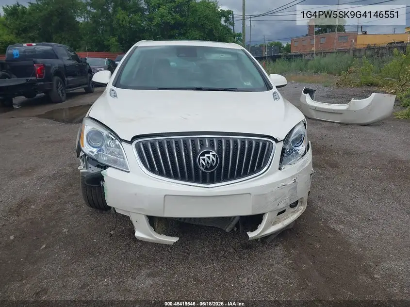 2016 Buick Verano Sport Touring Group VIN: 1G4PW5SK9G4146551 Lot: 45419546