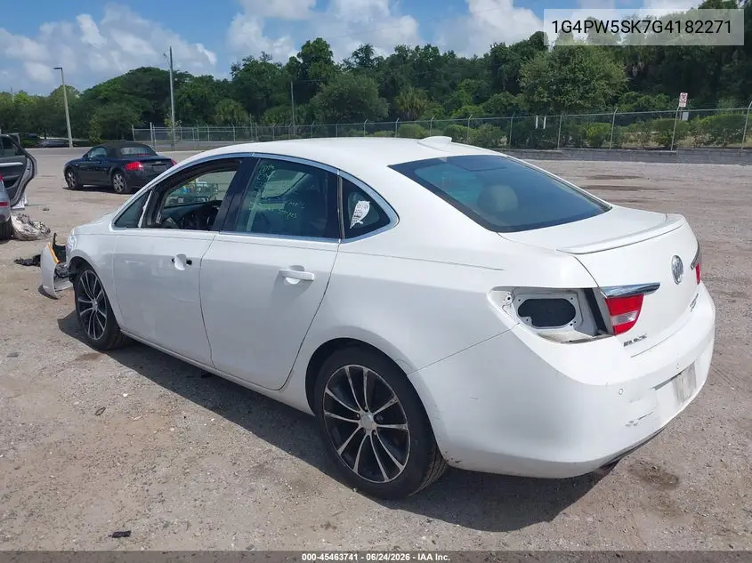 2016 Buick Verano Sport Touring Group VIN: 1G4PW5SK7G4182271 Lot: 45463741