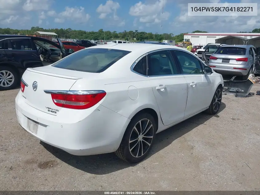 2016 Buick Verano Sport Touring Group VIN: 1G4PW5SK7G4182271 Lot: 45463741