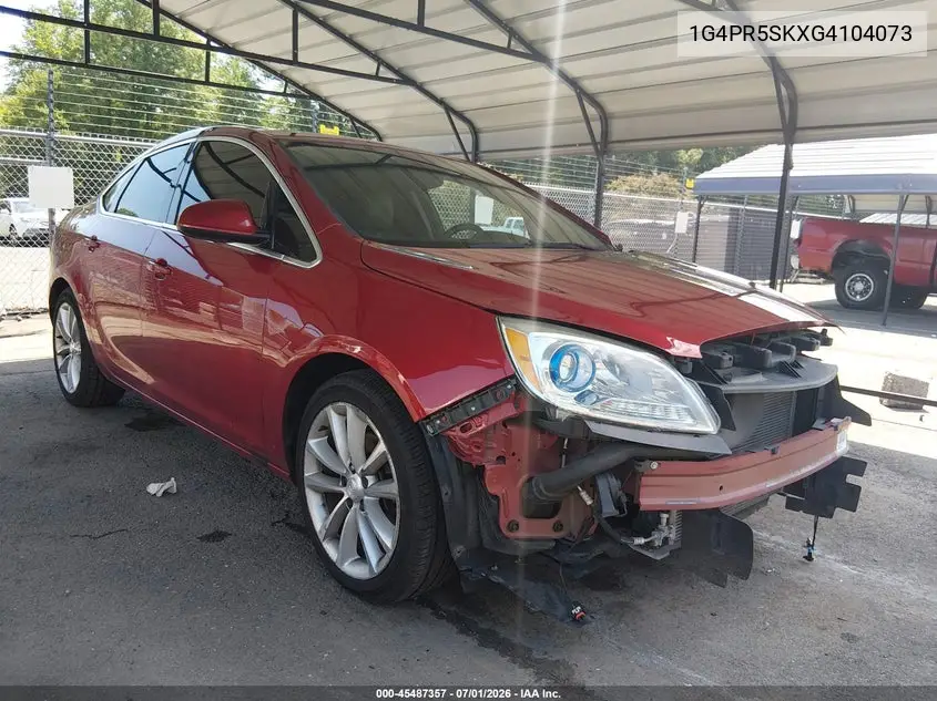2016 Buick Verano VIN: 1G4PR5SKXG4104073 Lot: 45487357
