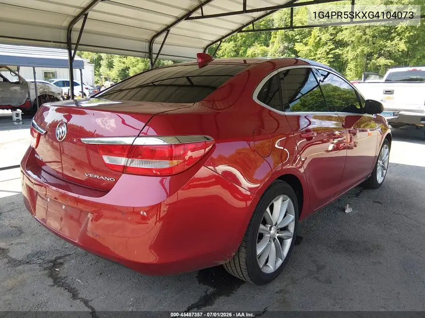 2016 Buick Verano VIN: 1G4PR5SKXG4104073 Lot: 45487357