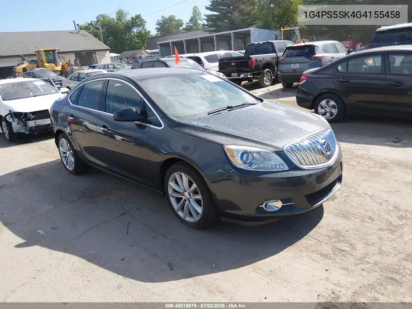 2016 Buick Verano Leather Group VIN: 1G4PS5SK4G4155458 Lot: 45518879