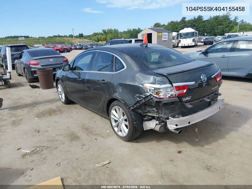 2016 Buick Verano Leather Group VIN: 1G4PS5SK4G4155458 Lot: 45518879