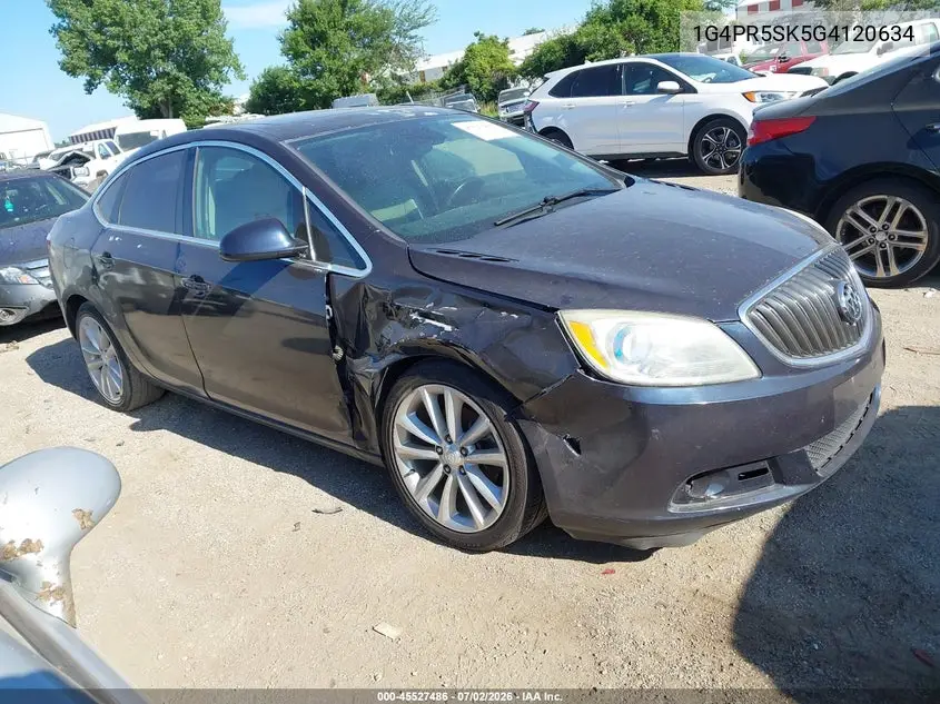 2016 Buick Verano Convenience Group VIN: 1G4PR5SK5G4120634 Lot: 45527486